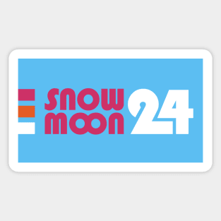 Snow Moon 24 Hour Challenge Sticker